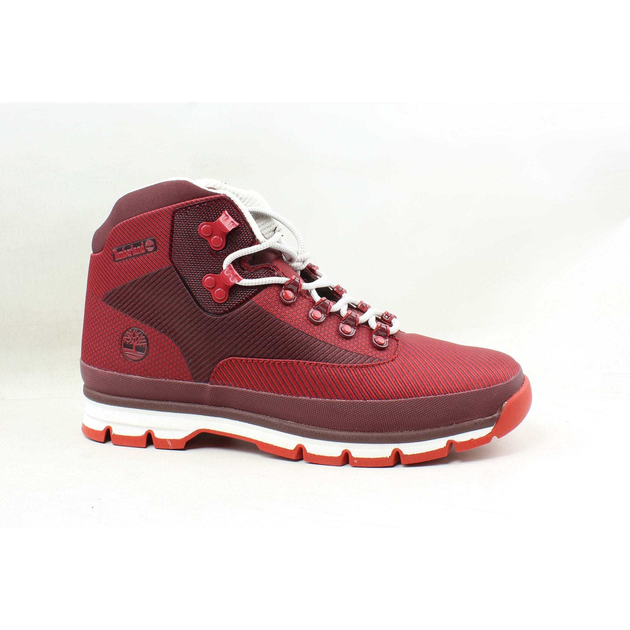timberland euro hiker jacquard red