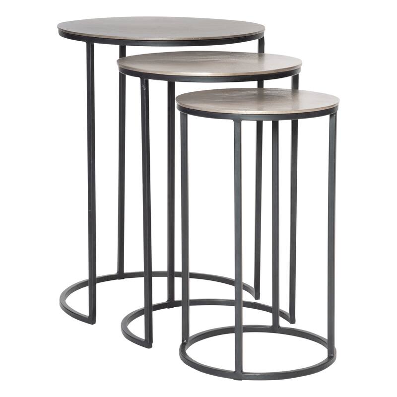 Uttermost Erik Metal Nesting Tables (Set of 3) - Overstock - 32163027