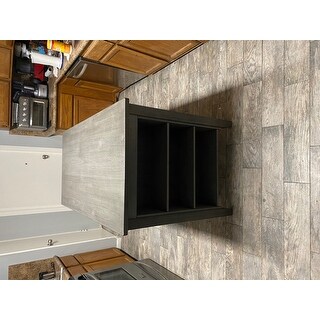 Brandi Grey Counter Height Table with Side Storage by iNSPIRE Q Classic