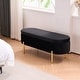 preview thumbnail 56 of 120, Velvet Storage Bench for Bedroom
