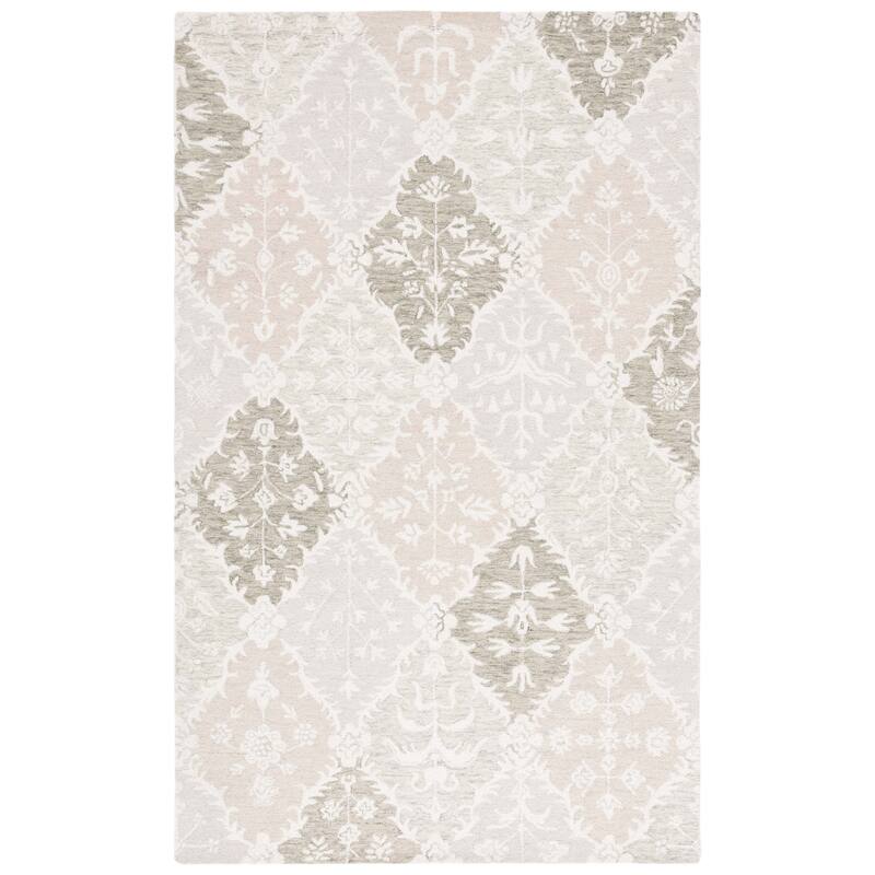 SAFAVIEH Handmade Ebony Afifa Modern & Contemporary Wool Rug