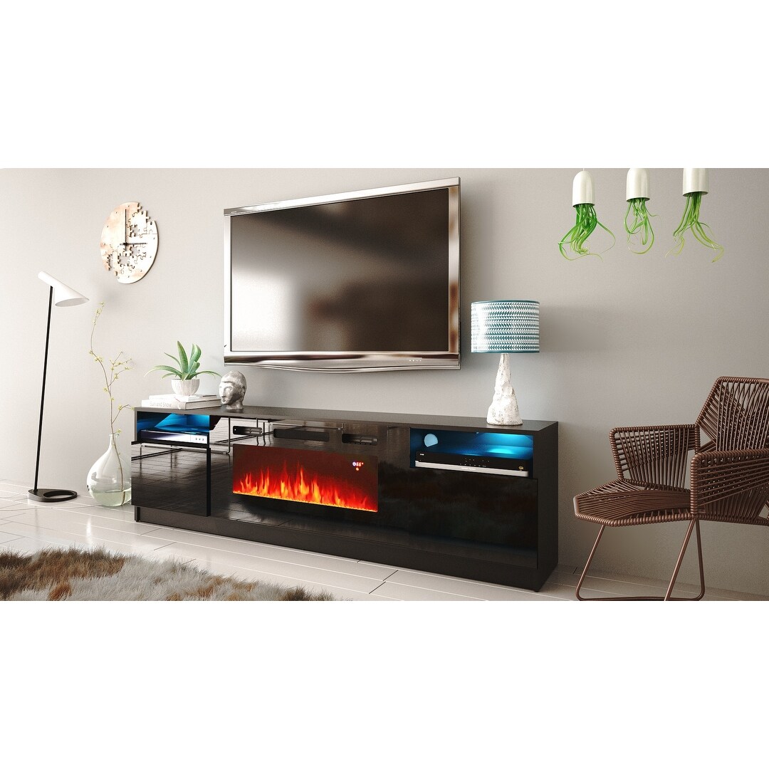 Shop Strick Bolton Amsden Electric Fireplace Tv Stand On Sale Overstock 29139343