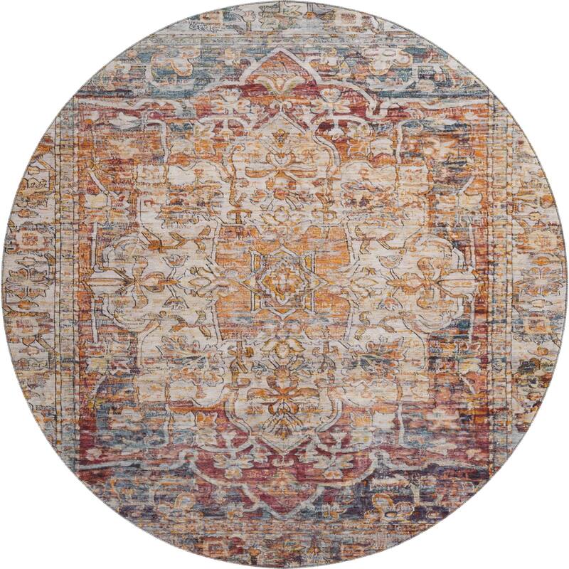 Premium Washable Super Soft Vintage Traditional Mayfield Rug