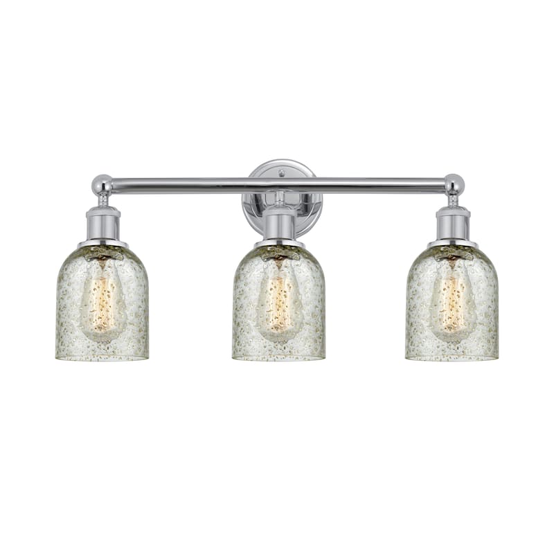 Innovations Lighting Caledonia - 3 Light 23" Bath Vanity Light. - Polished Chrome/Mica