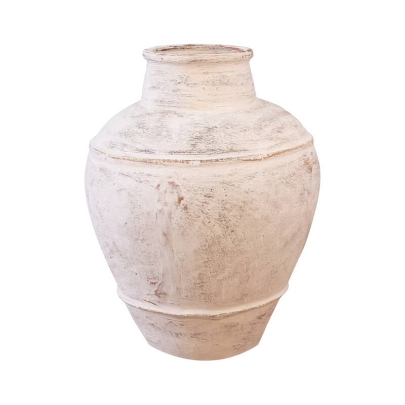 10" Wide Papua Stone Disk Small Off White
