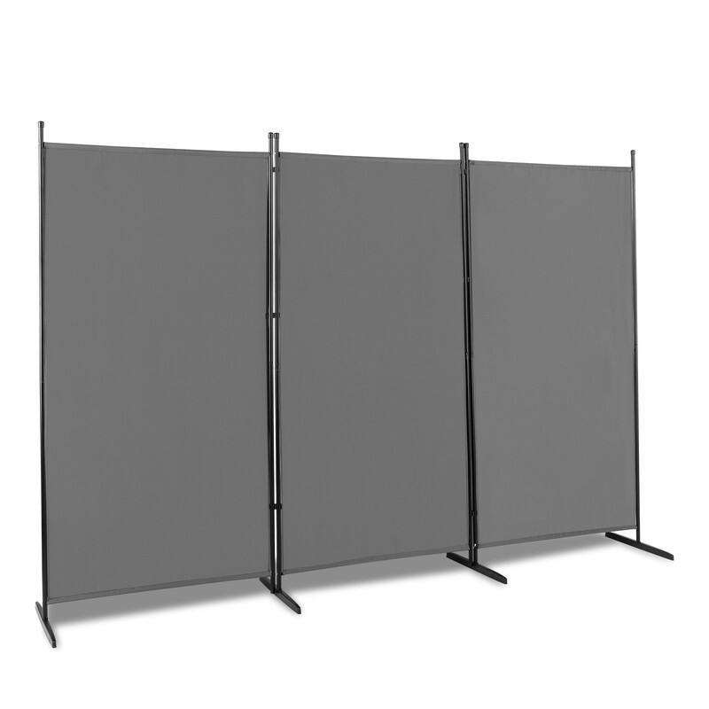 6FT 160g Polyester Fabric Plastic Foot Carbon Steel Frame Foldable Screen