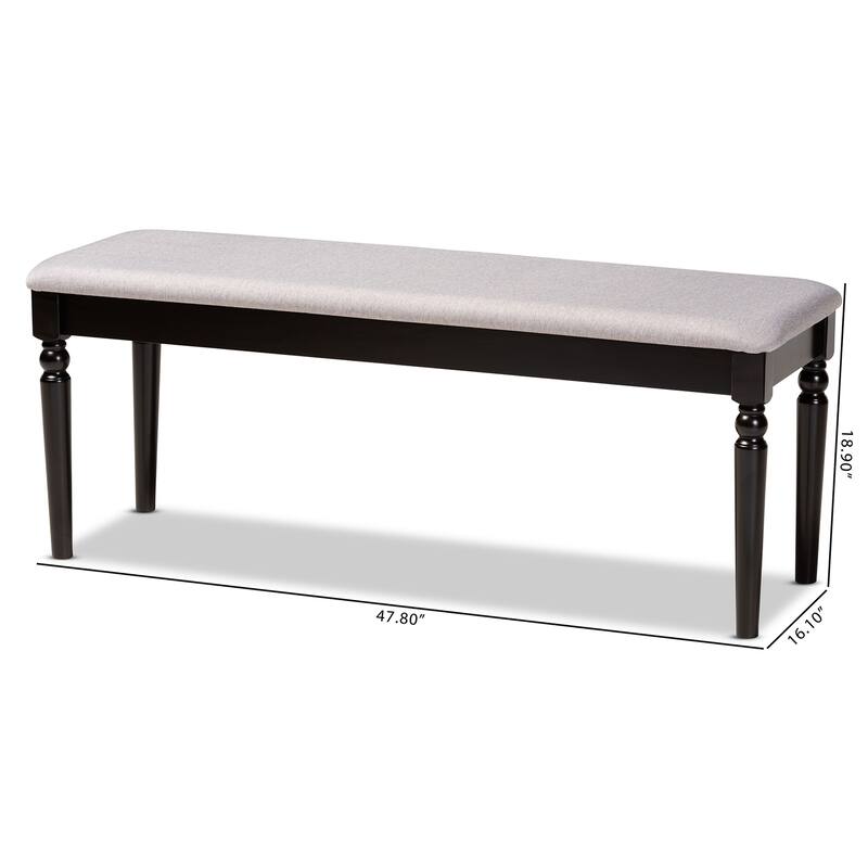 Giovanni Modern and Contemporary Wood Dining Bench