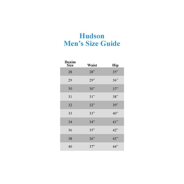 hudson jeans fit guide