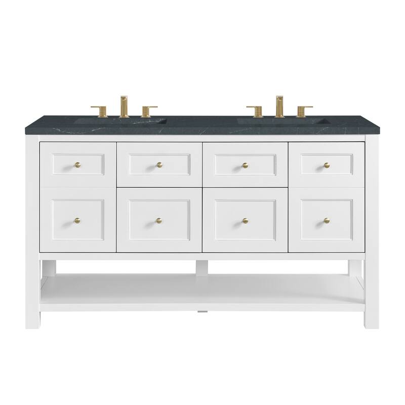 Breckenridge 60" Double Vanity, Bright White - 60D