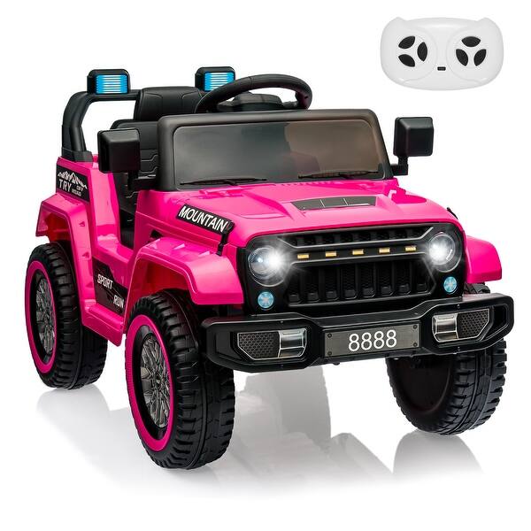 slide 2 of 24, 12V Kids Ride On Truck w/Remote Control Pink