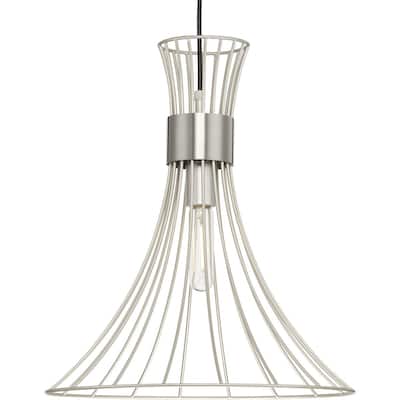 Lorin Collection One-Light Mid-Century Modern Metal Pendant Light - 18 in x 18 in x 16 in