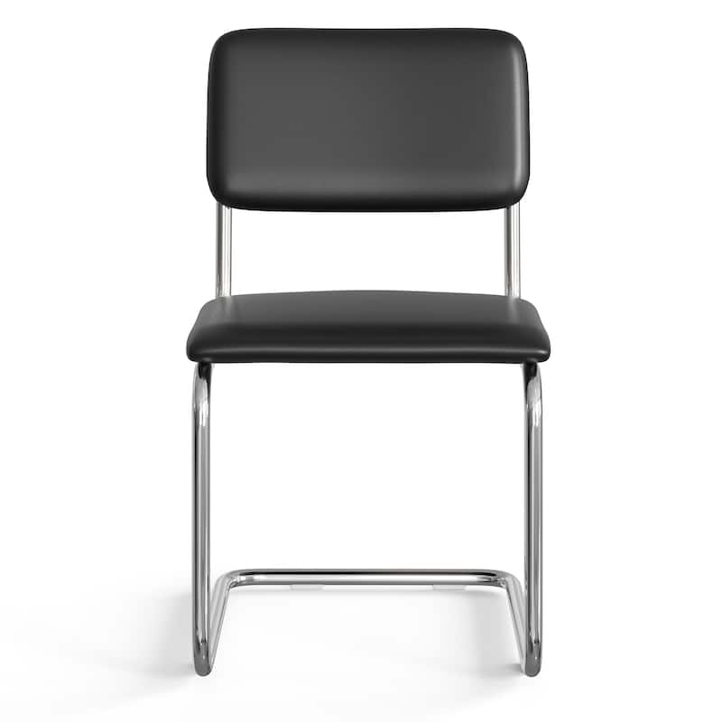 Hayward Vegan Leather Side Chair Vegan Leather (Set Of 2)