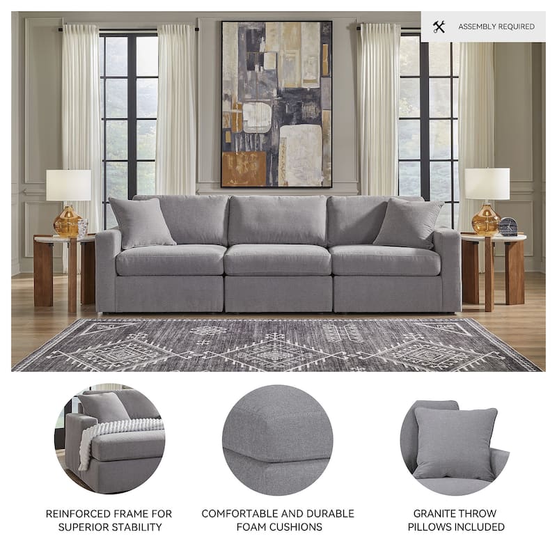 Signature Design by Ashley Modmax 3-Piece Sofa - 108" W x 37" D x 36" H