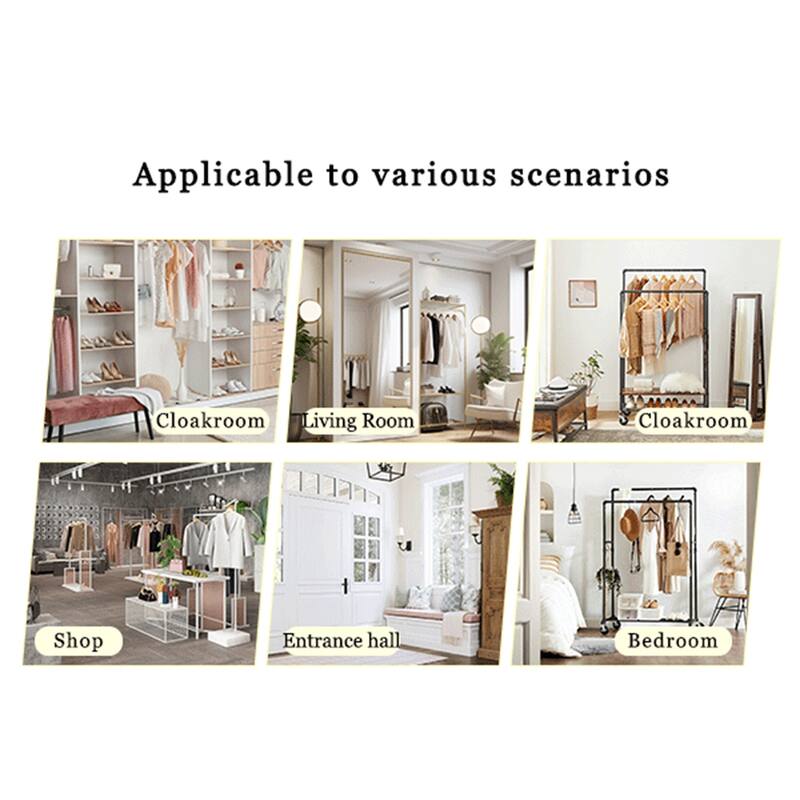 70" Tall Industrial Coat Rack for Entryway