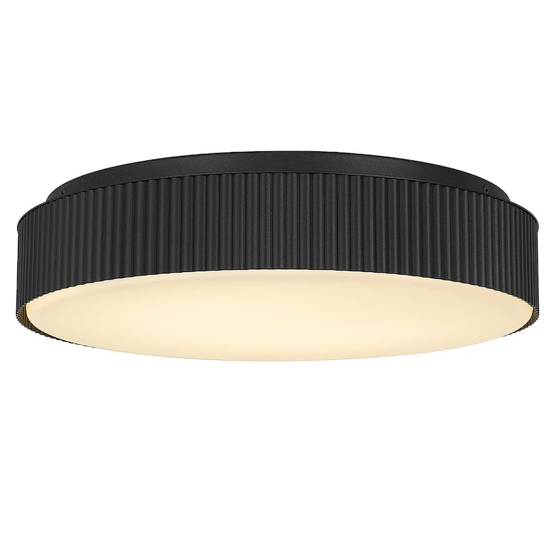 13 inch LED Flush Mount - Black