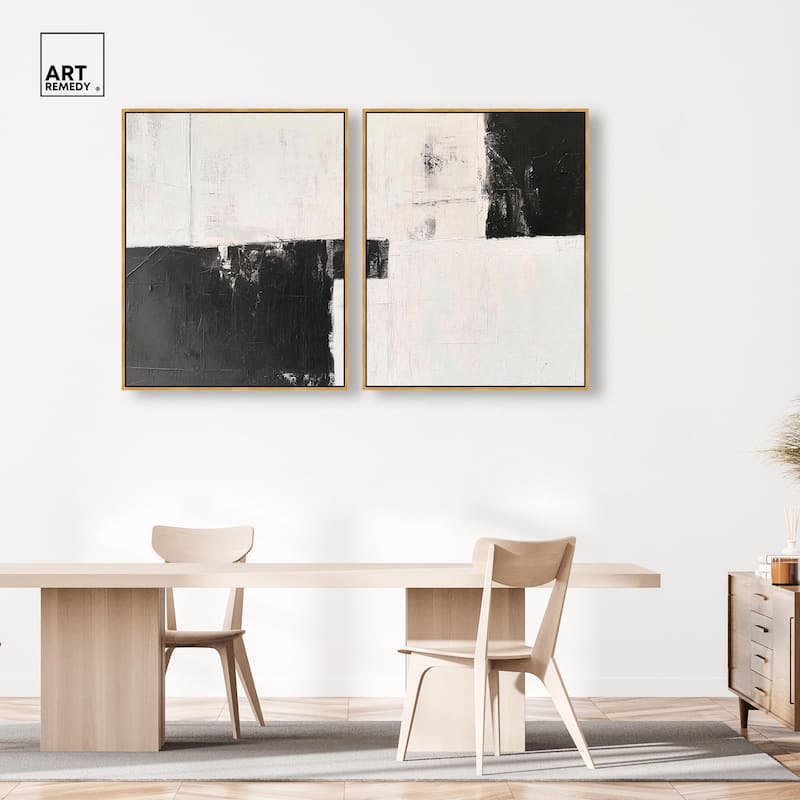 Shattered Symmetry II Canvas Set of 2 by Art Remedy