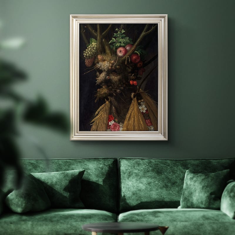 Four Seasons in One Head Premium Framed Canvas- Ready to Hang