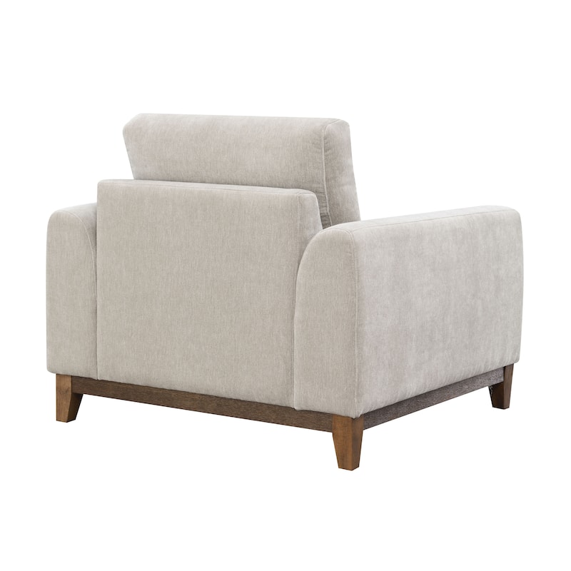 Furniture of America Lurek Mid Century Modern OEKO TEX Chenille Arm Chair