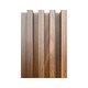 93 in. x 6 in x 0.8 in. Solid Wood Wall Siding Board - 3pc+1pc EndTrim ...