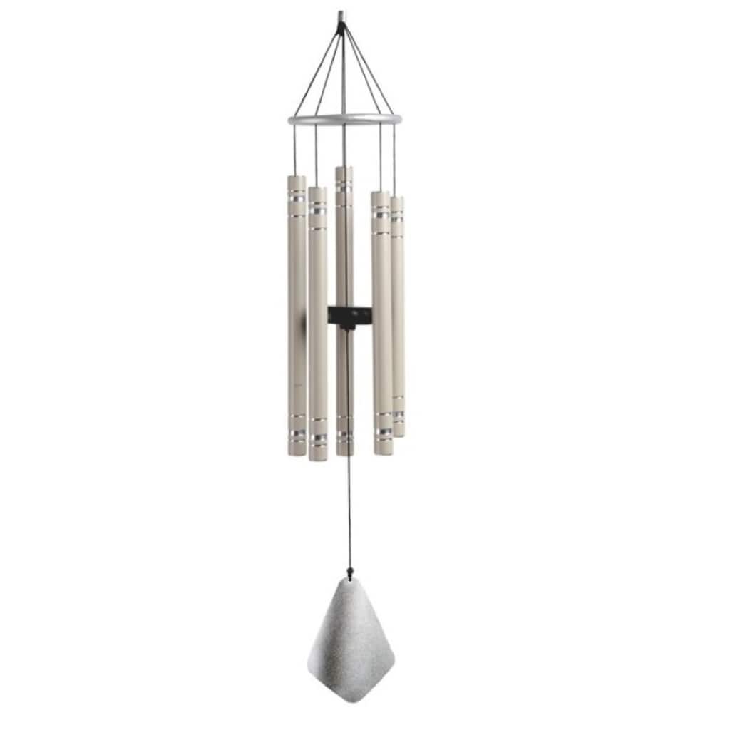 Q-Max 36" Long Gray Tuned Traditional Wind Chime