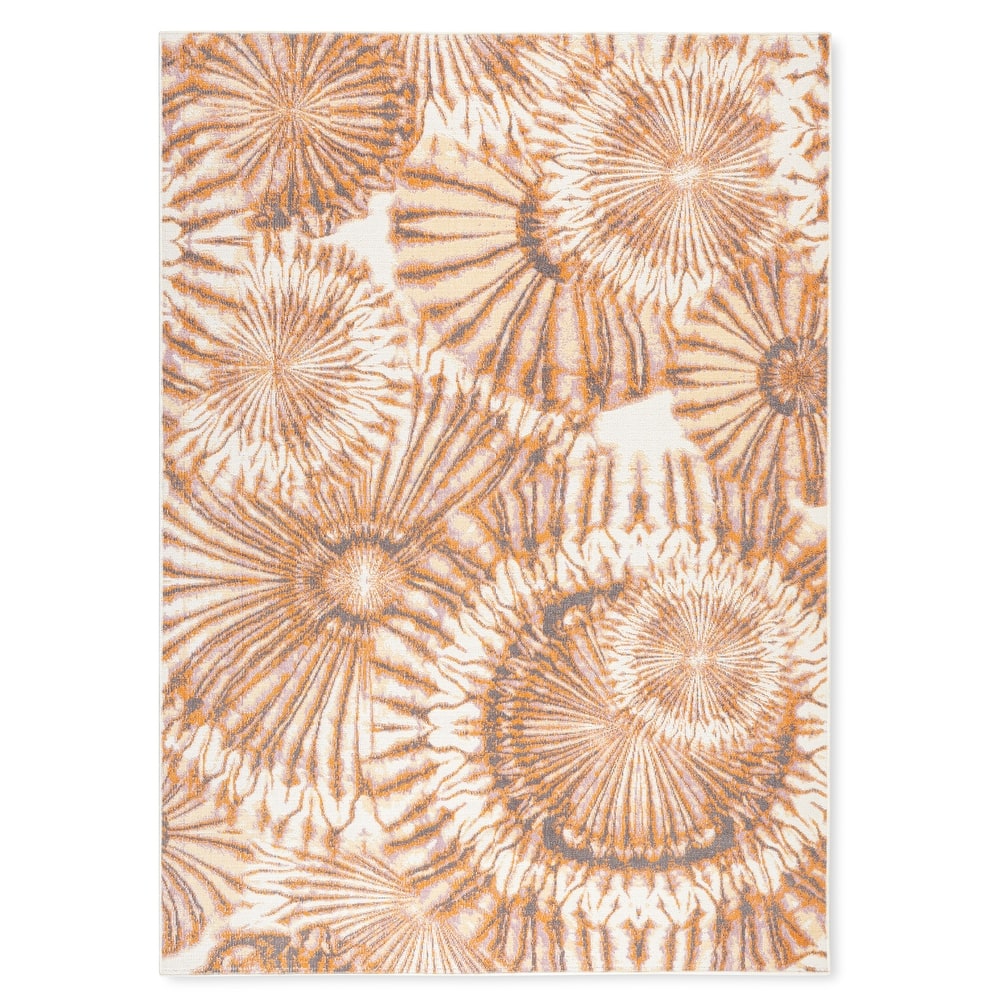 TOMMY BAHAMA Shibori Summer Tie Dye Indoor Outdoor Area Rug, Tie Dye Modern Design, UV Fade Resistant