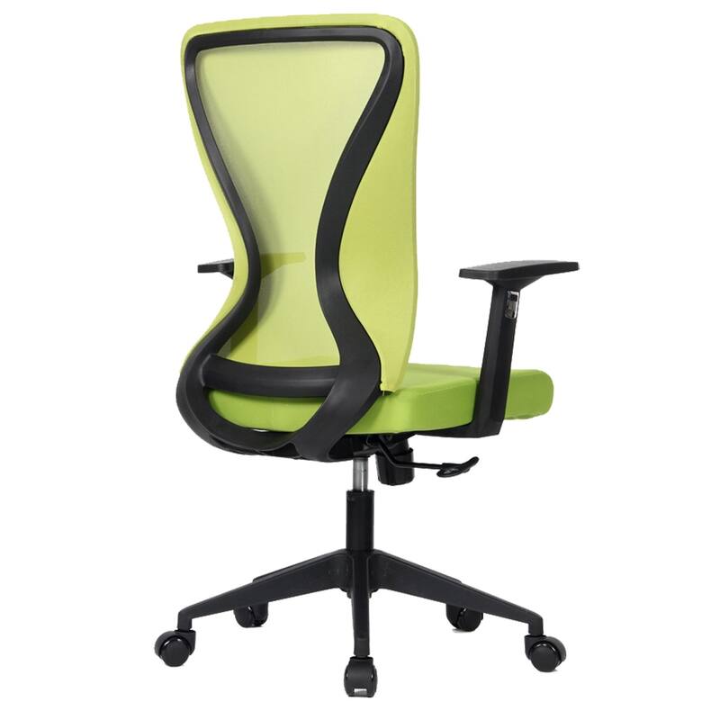 Modern Home Xelo Solo Mid-Back Desk/Office Task Chair, Computer Ergonomic Mesh Back Lumbar Support with Armrests