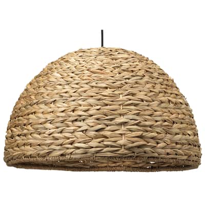Alden Decor Natural Seagrass 1-Light Pendant
