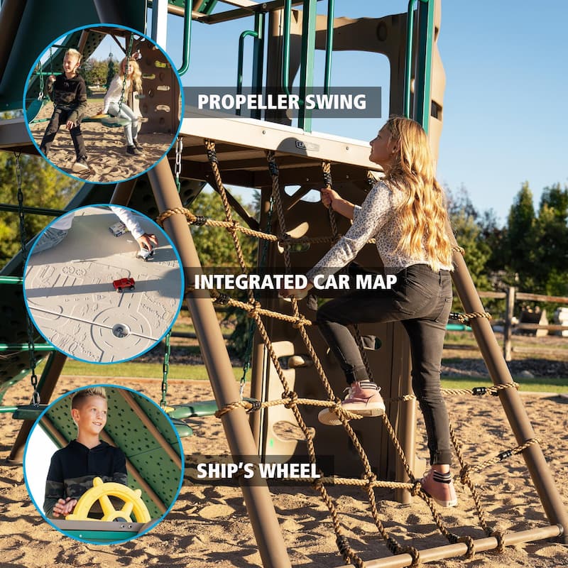 Lifetime Big Stuff Swing Set (Earthtone)