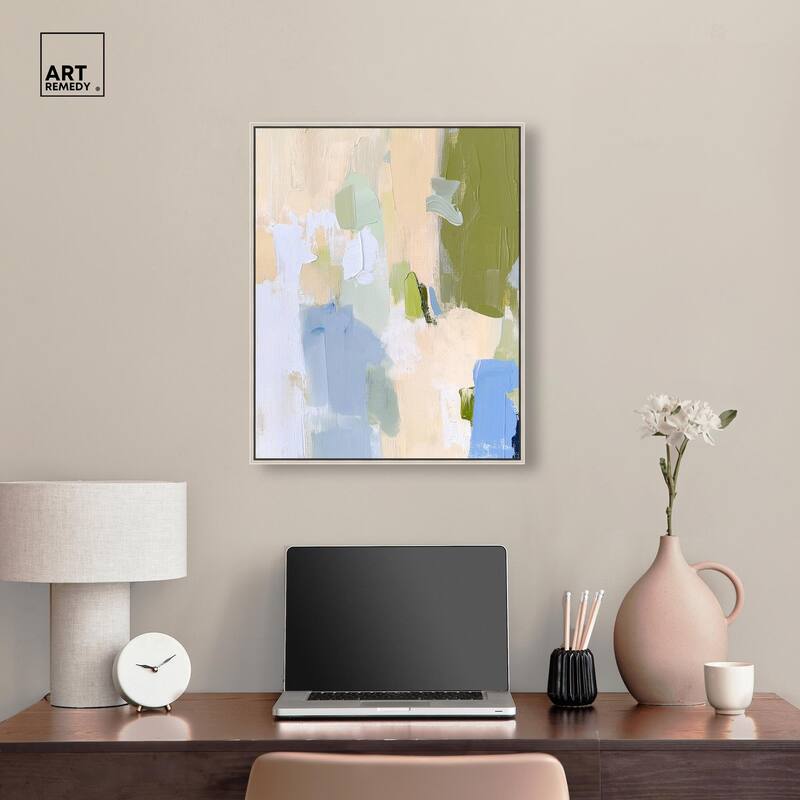 Clover Frost Canvas by Art Remedy