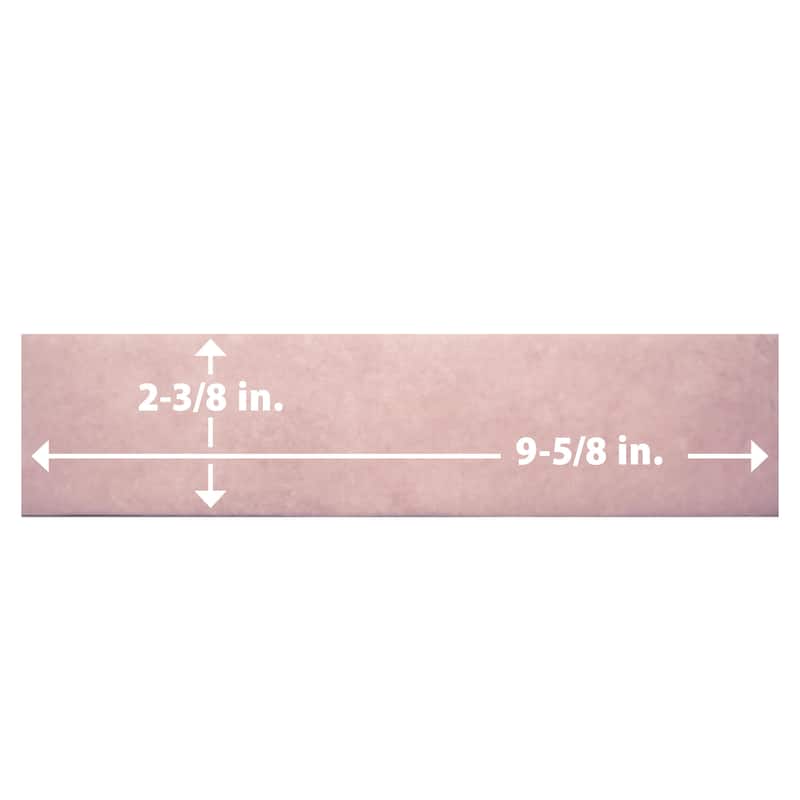 Merola Tile Heritage Rose 2-3/8" x 9-5/8" Porcelain Floor and Wall Tile