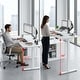 preview thumbnail 43 of 58, Height-Adjustable Workspace: Versatile Desk for Home Office and More Height Adjustable Electric Desk