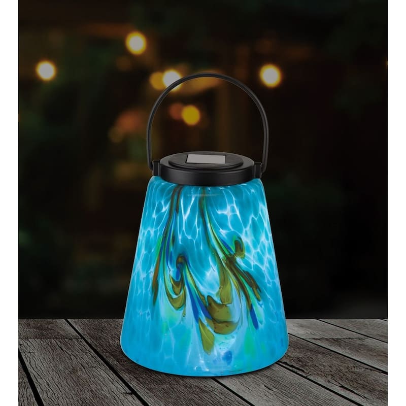 Murano Solar Lantern - Blue