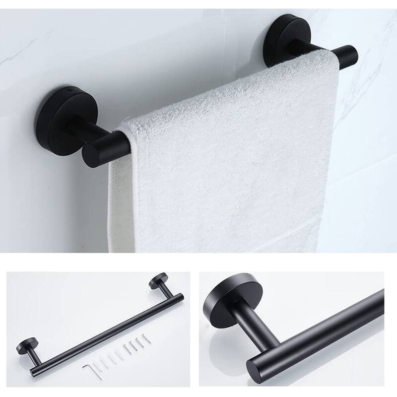 AITINKAN 3-Piece Bath Hardware Set Towel Holder Set in Stainless Steel