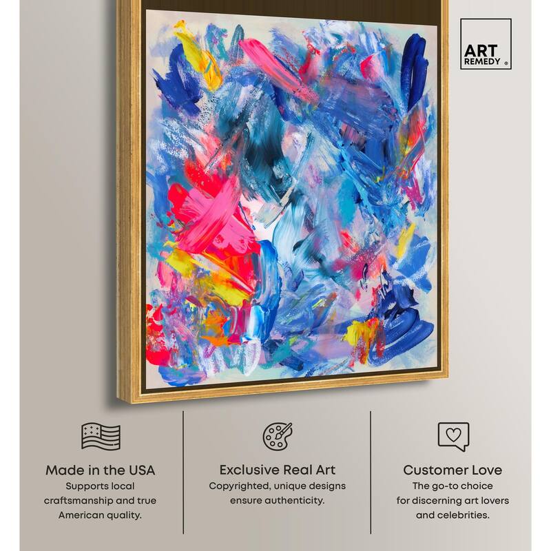 Colorburst Mirage Canvas by Art Remedy