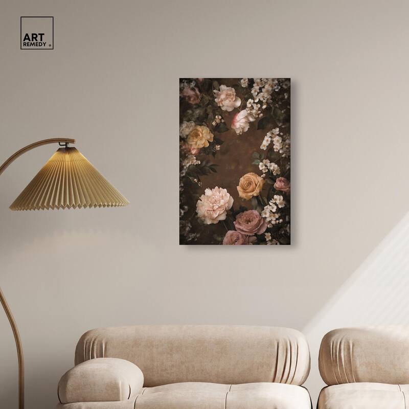 Faded Florals Fable I Canvas by Art Remedy, Gallery Wrapped