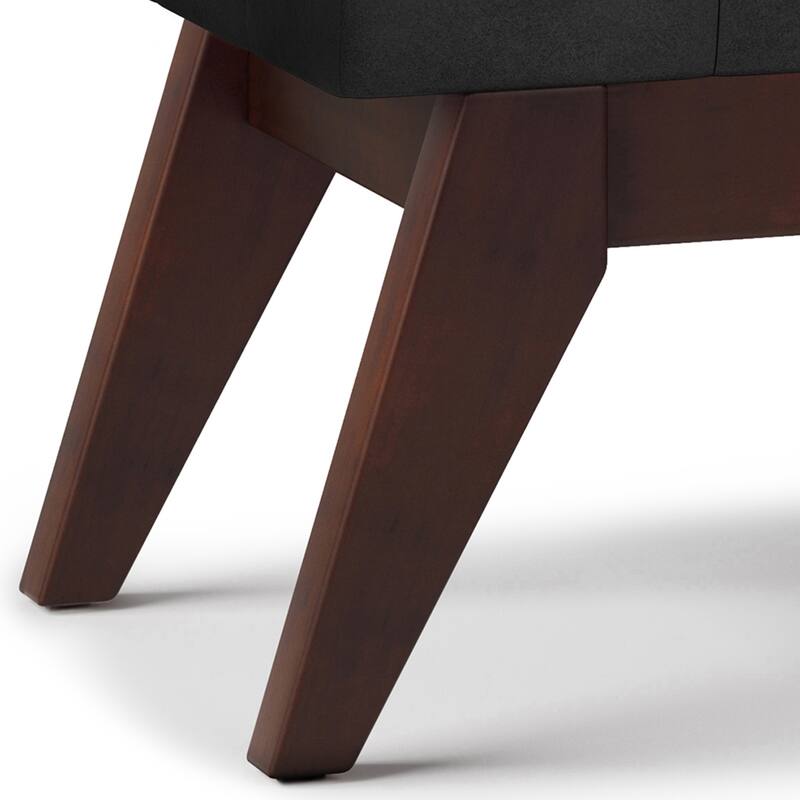 Mid Century Tufted Ottoman Bench