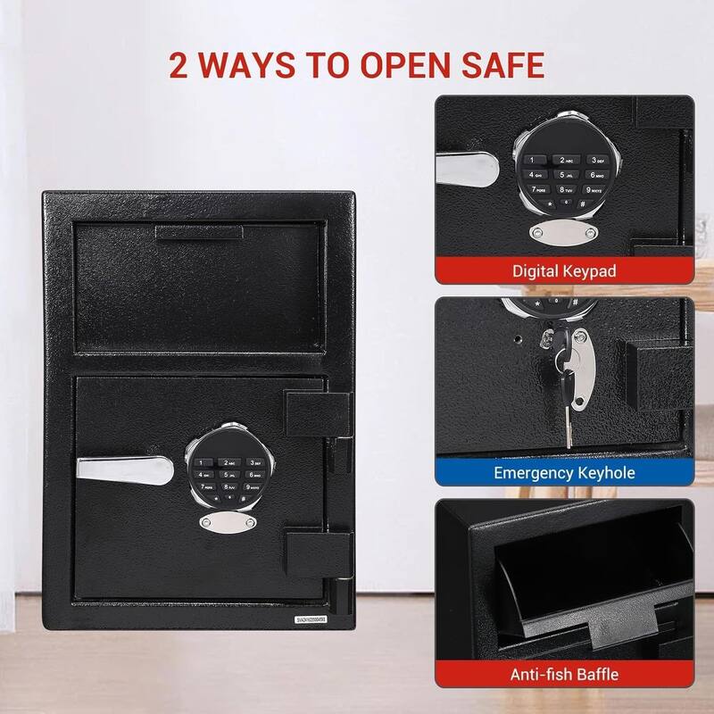 TrailBlaze Steel Drop Safe Box