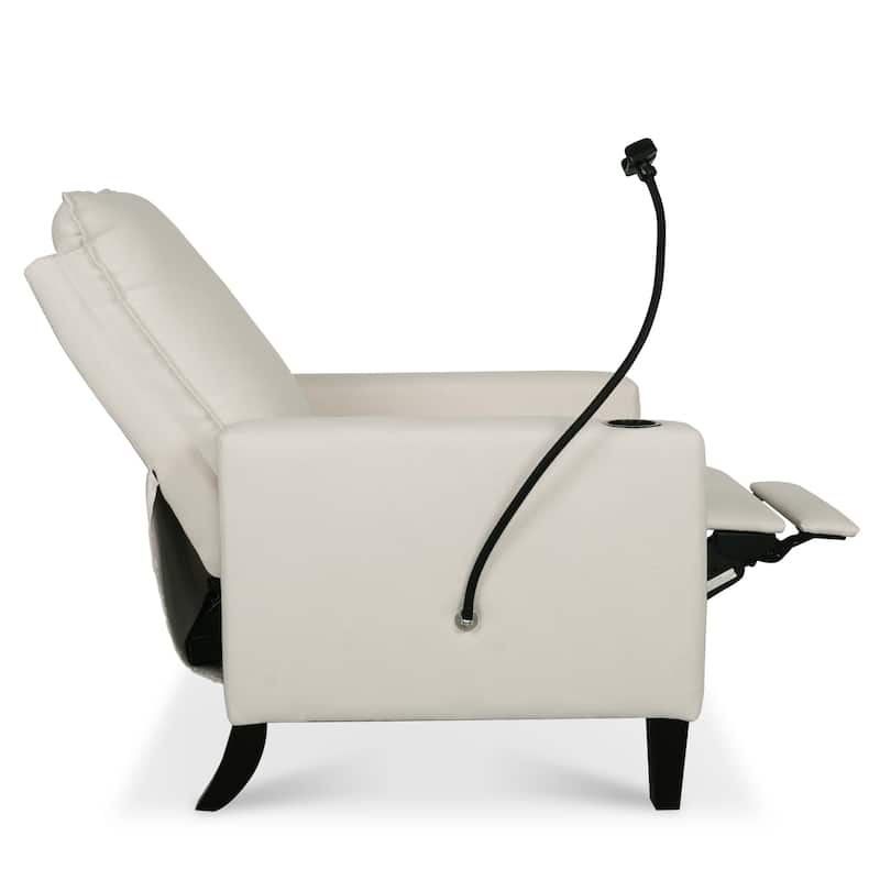 Adjustable Recliner Sofa for Adults with Mobile Phone Holder and Cup Holder