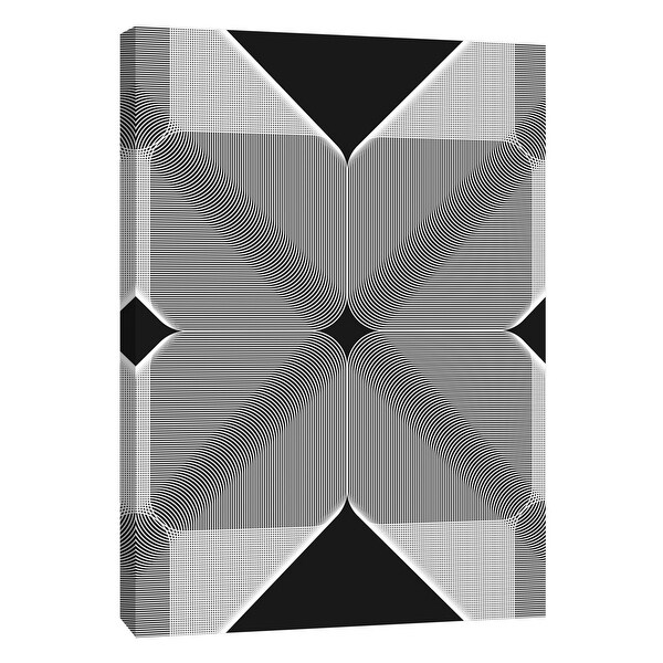 PTM Images 9-105837 PTM Canvas Collection 10" x 8" - "Linear Motion 2" Giclee Abstract Art Print on Canvas