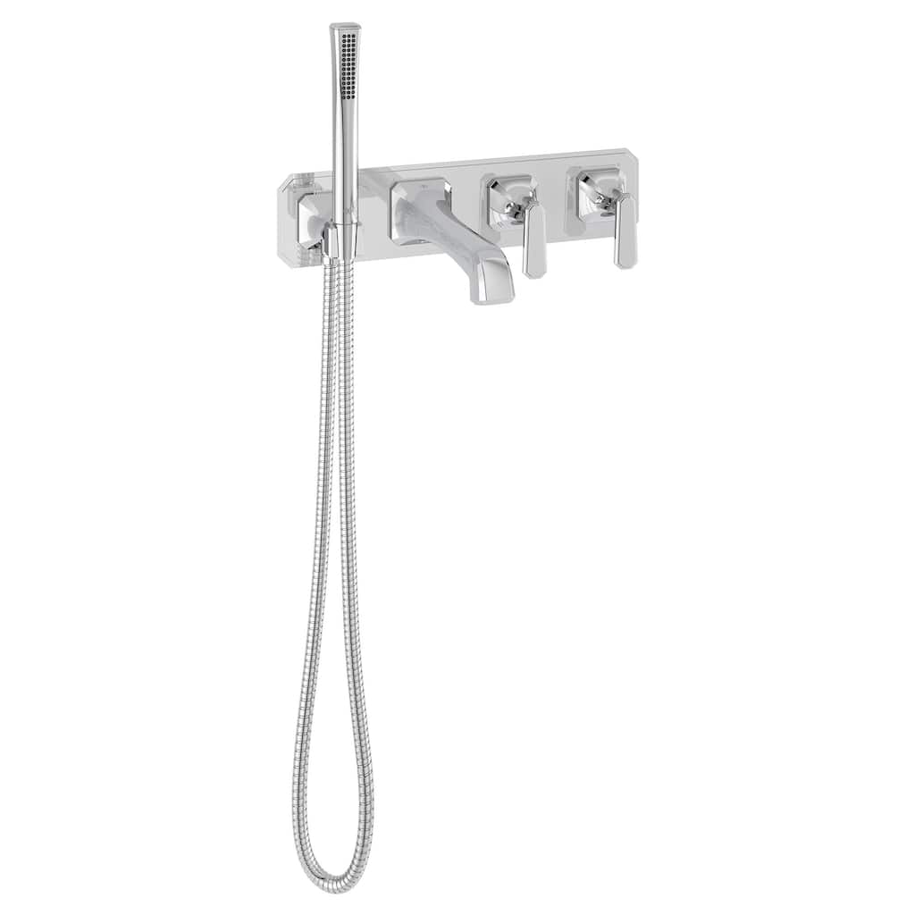 DXV Belshire Wall-Mount Tub Filler With Lever Handles