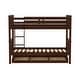preview thumbnail 17 of 17, Walker Edison Solid Wood Mission Twin Size Bunk Bed with Trundle