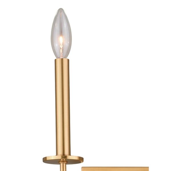 Shop Kedzie 2 Light Gold Mid Century Modern Candle Wall Sconce