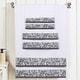preview thumbnail 52 of 69, Superior Wisteria Cotton Floral Jacquard 6 Piece Bathroom Towel Set 6-Piece - White/Grey