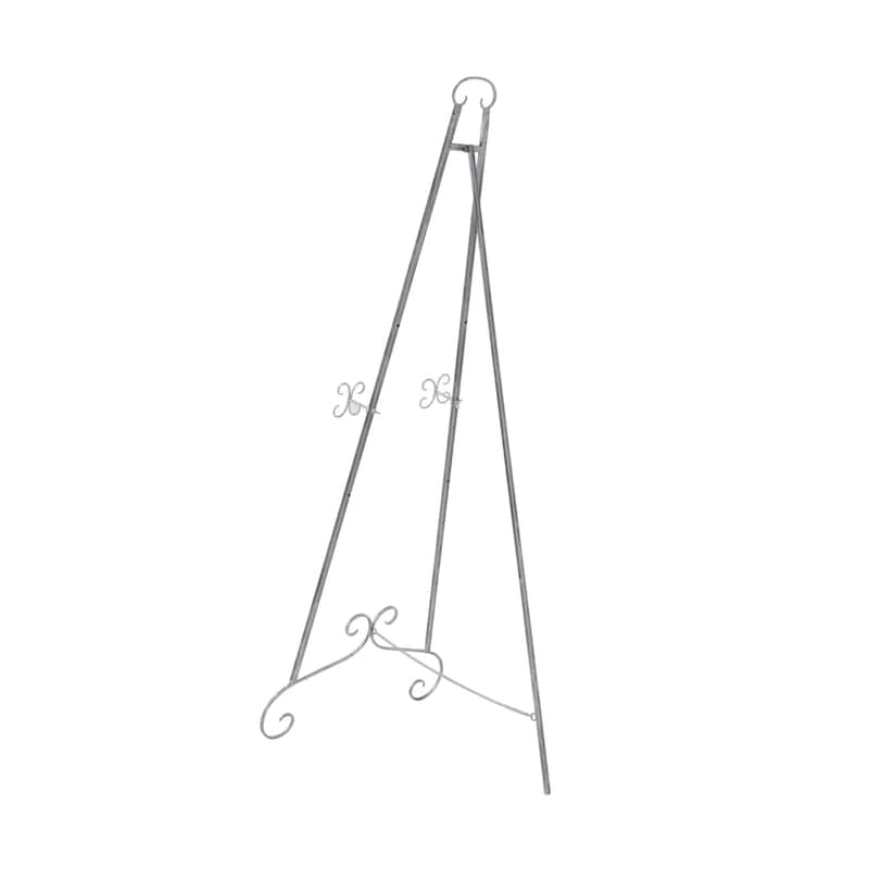 67 inch Traditional Iron Scrolled Easel