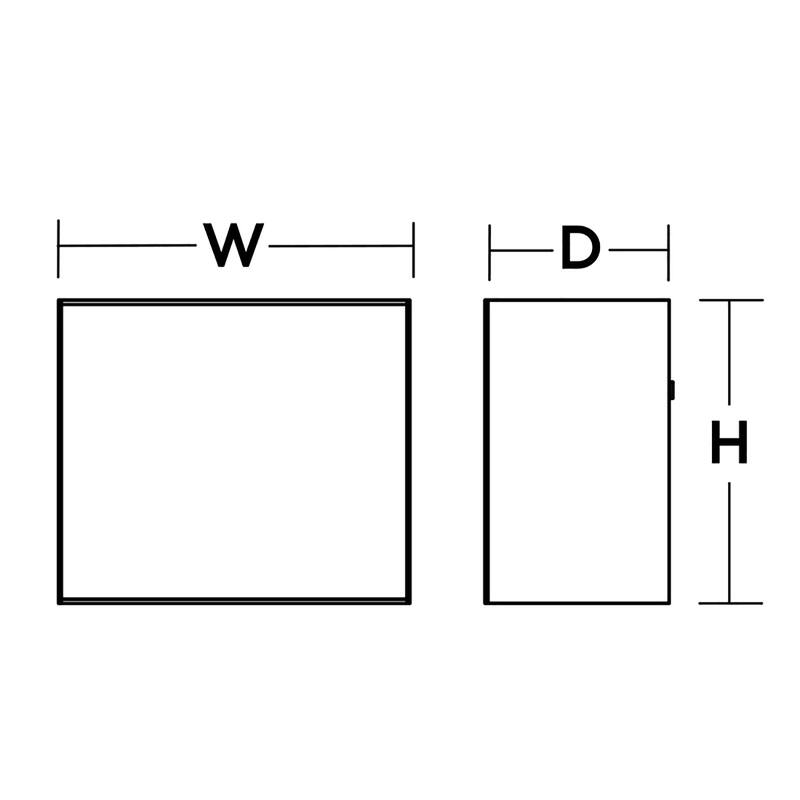 AFX DKTW0504LAJUD Dakota 4" Tall LED Outdoor Wall Sconce