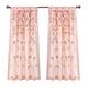 Silver Orchid Turpin Single Window Curtain Panel