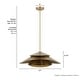 preview thumbnail 4 of 5, Hunter Hiro 1 Light Pendant - Kitchen, Dining Room, Entry - Contemporary, Modern - Statement Lighting!