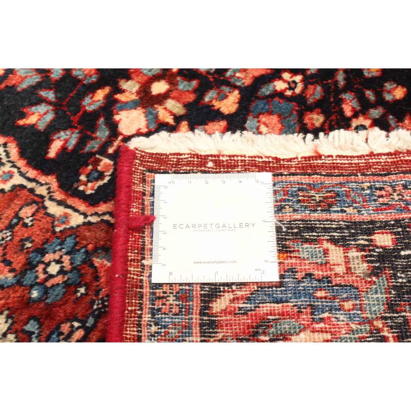 ECARPETGALLERY Hand-knotted Anatolian Vintage Red Wool Rug - 4'3 x 6'7