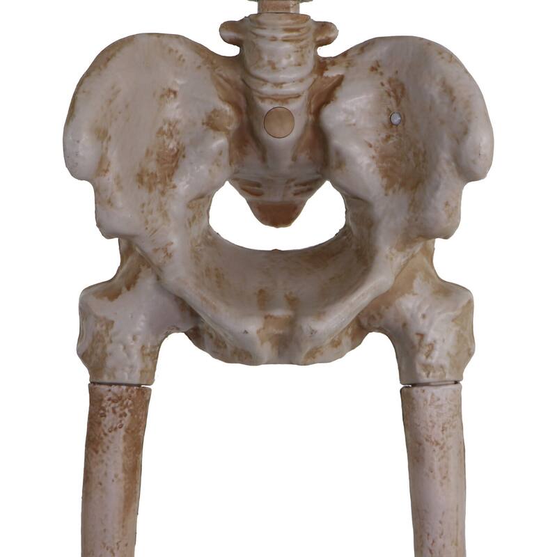 Haunted Hill Farm 8-Ft. Tall Bones McNeely the Towering Skeleton, Premium Talking Halloween Animatronic, Plug-In