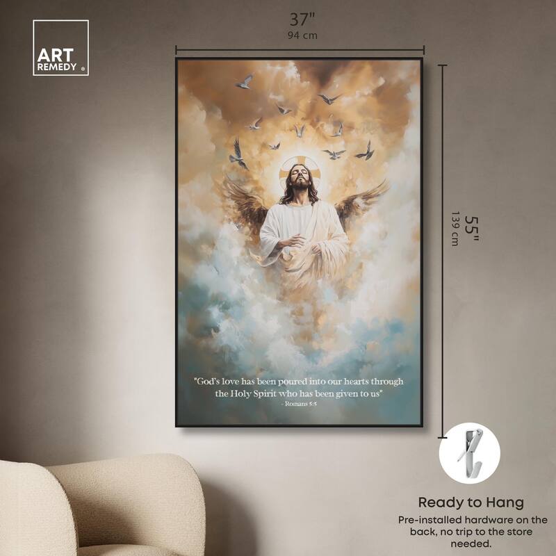 His Love Canvas by Art Remedy